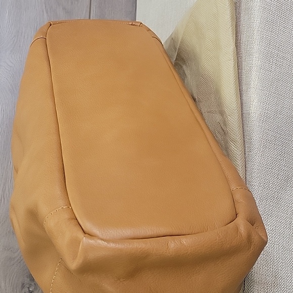 Piel Leather Tan Tote Crossbody Shoulder Bag New - Picture 7 of 13